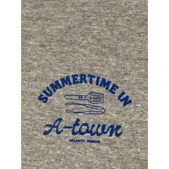 Where I'm From Shirt Mens 2XL Gray Summertime In A-town Atlanta Georgia BBQ USA - Picture 3 of 8